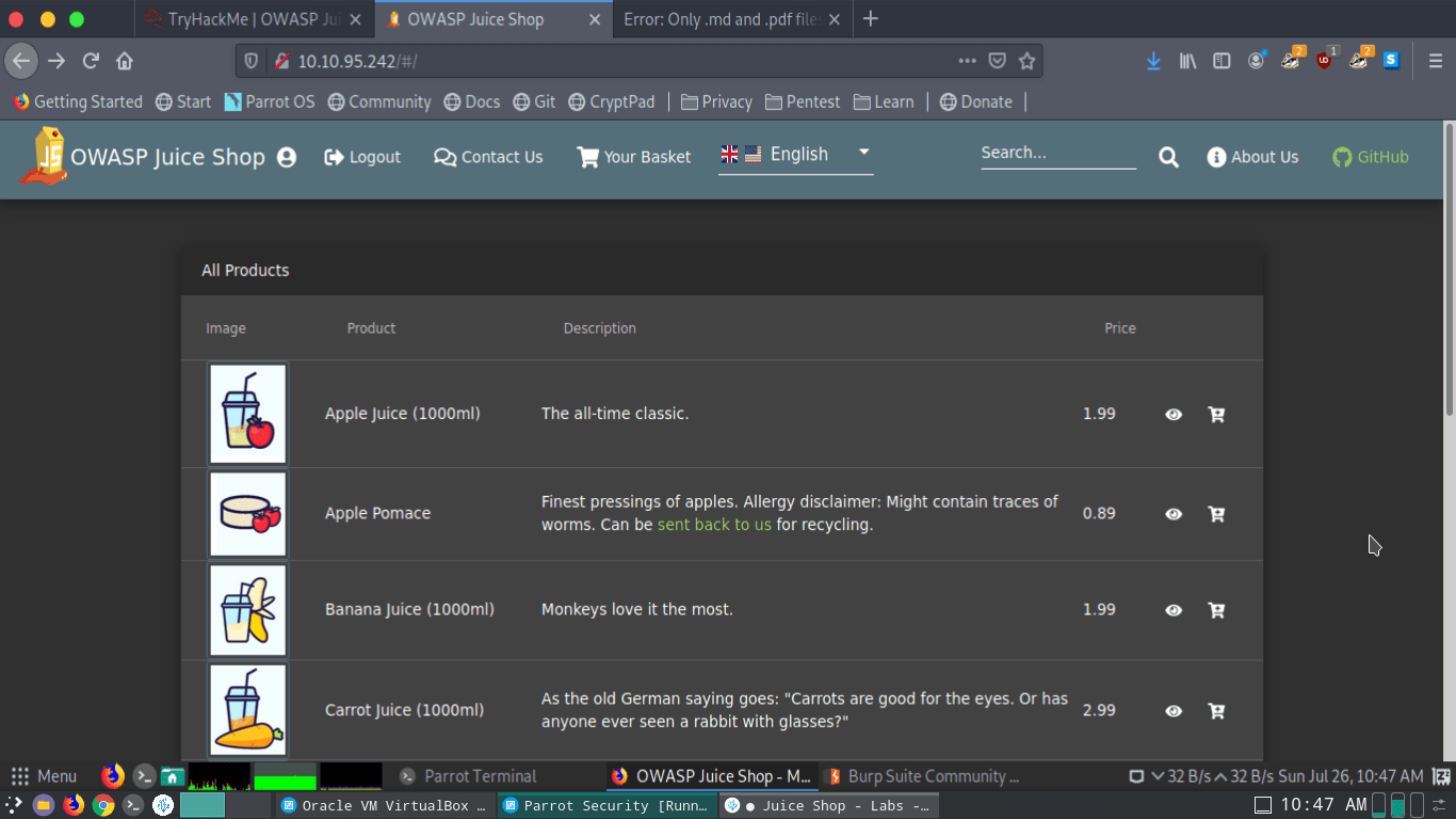 OWASP Juice Shop Gaurav Sachdev